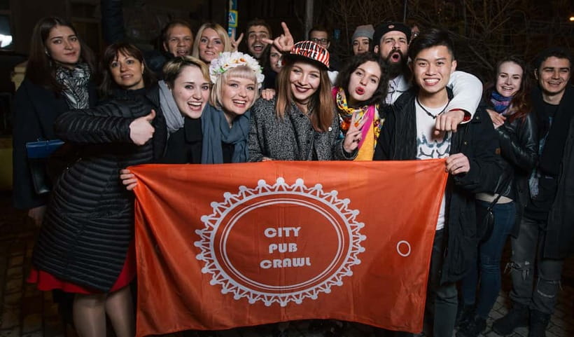 Almaty: Guided Bar Crawl with Shots - The final club and the midnight finish
