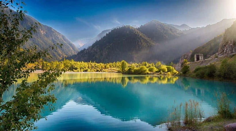 Almaty: Issyk Lake, Bear Waterfall & Trout Farm Day Trip - Walking to Bear Waterfall in Turgen
