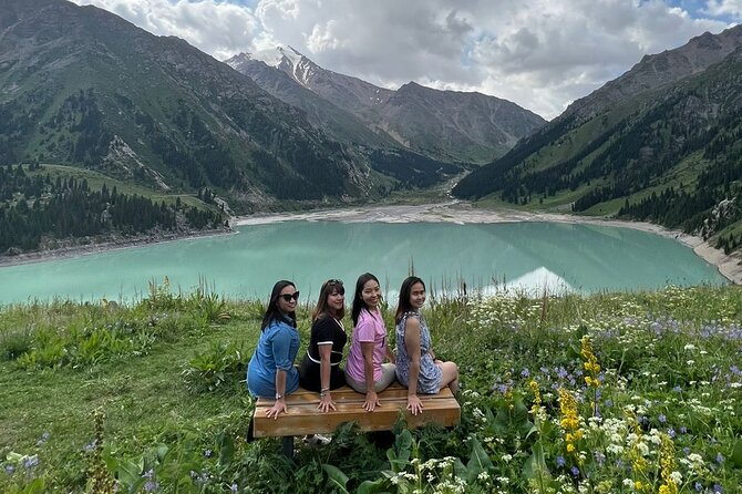 Almaty lake - Leaving Almaty for the Tien Shan foothills