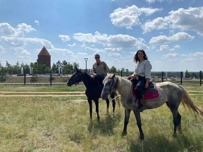 Astana: 2-Day 1-Night Ranch Stay & Tour Historic Mausoleum - Arriving from Astana and meeting the horses
