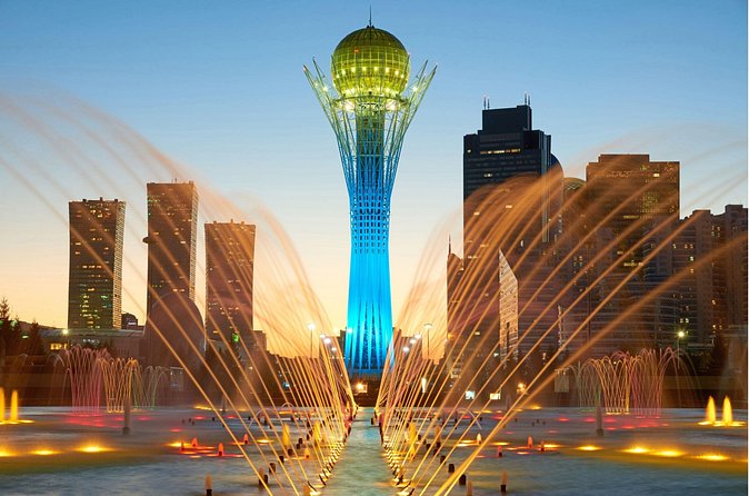 Astana Private Custom Walking Tour with A Local Guide - Khan Shatyr closes the route with a giant transparent tent