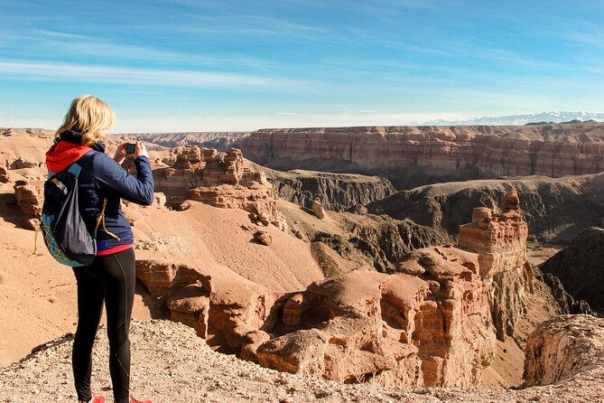 Charyn Canyon - Private Day Tour - The 7:30 departure and road to Baiseit