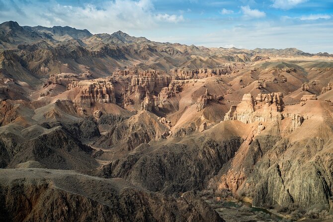Discovering 6 Stunning Sights on Private Tour of Charyn Canyon - The Castle Valley panorama from above