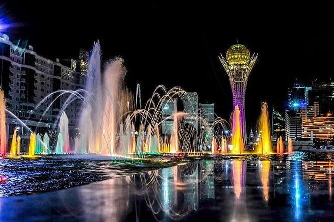 Guided Night Time Tour of Astana in a Private Car - Bayterek Tower gives you Astana’s signature view