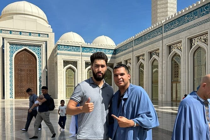 Half Day Private Astana City Tour in Comfort - Entering the Astana Grand Mosque