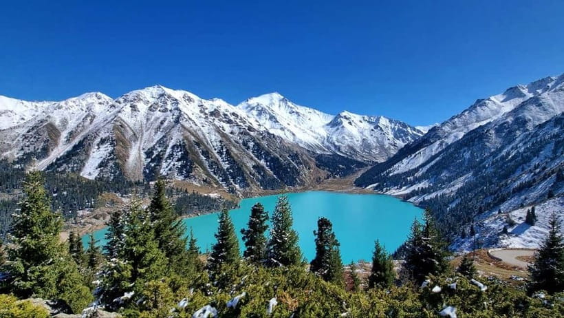 Hiking to the magical Big Almaty Lake - Reaching the lake after the hard work