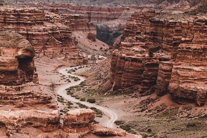 Private Day Trip to Fantastic Charyn Canyon - First views of the Valley of Castles
