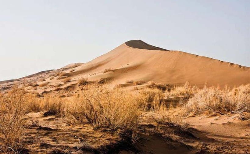 Two Day Tour to Altyn Emel: Singing Dune and Aktau Mountain - The Singing Dune at first light